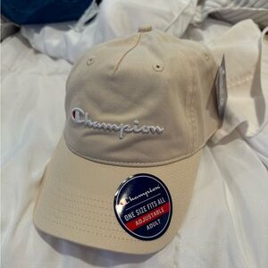 Champion Beige Adjustable Hat
